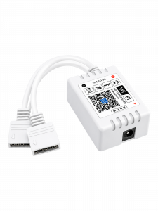 Огонек OG-LDL27 LED контроллер DC 12-24В (Wi-Fi, 2*RGB, 2*4PIN, пульт)